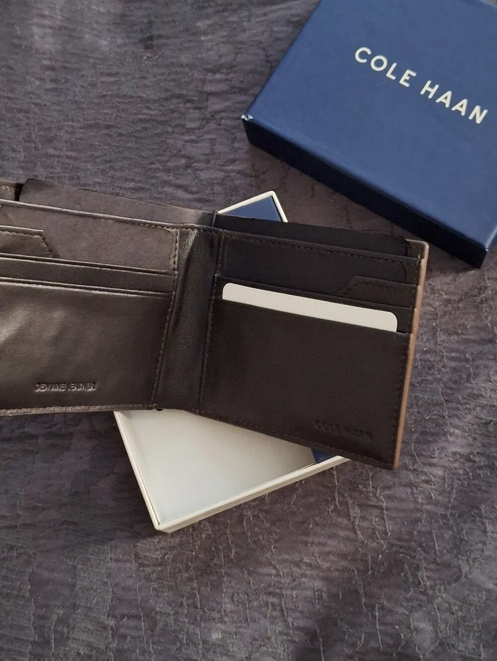 Cole Haan compact leather